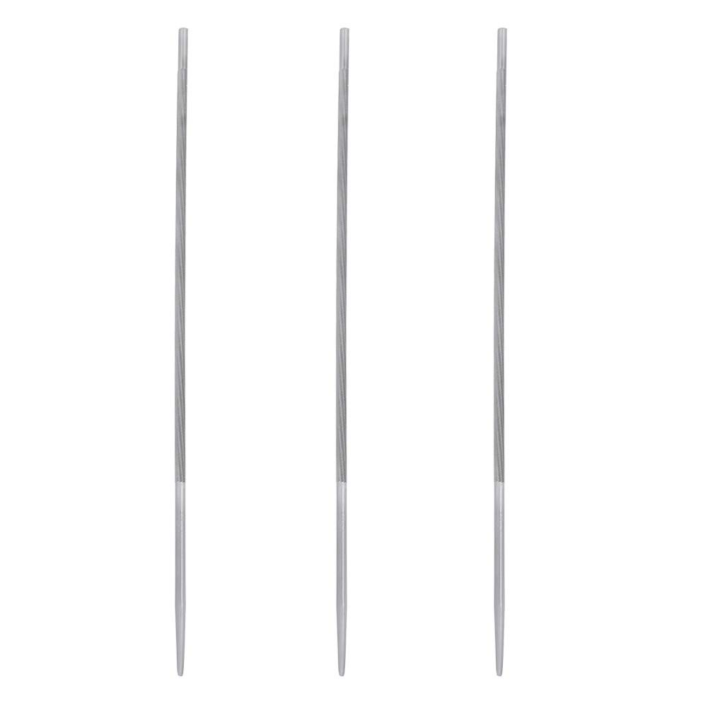 Tyenaza Sharpening Files, 3Pcs Round Chainsaw Chain Sharpening Files 4mm 5/32in Lawn Mower Trimmer Accessories
