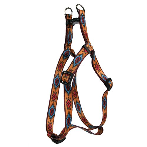 Image of Yellow Dog Design Standard Step-In Harness, Indian Spirit Orange, Medium 15 inch - 25 inch