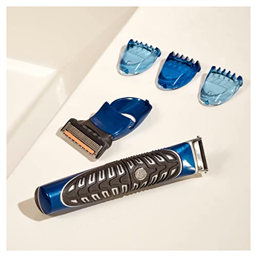 Gillette 4in1 Präzisions-Styler mit Barttrimmer + Rasierer + Rasierklinge + 3 Kammaufsätze, Geschenk Männer , (1er Pack) - Image 6