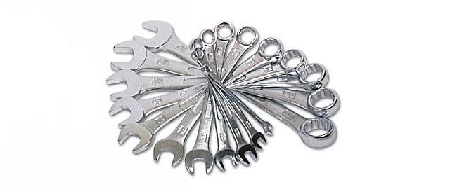 Kamasa SP2422 Combination Spanner Set 22pc, Chrome - Image 2