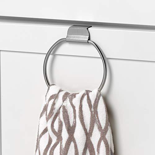 Spectrum Diversified Towel Ring, Over The Cabinet Door, Brushed Nickel #TOP1