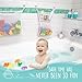 Comfylife 2 x Mesh Bath Toy Organizer + 6 Ultra Strong Hooks + 36 Bath Letters & Numbers – Eco-Safe, Fun, Educational Foam Letters and Perfect Toy Storage Net for Baby Bath Toys & More