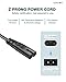 Lenmu Mica Power Cord Compatible with JBL PartyBox 320 200 300 310 710 1000 Bluetooth Speaker Charger ONN 100008736, ONN TV, JBL Bar 2.1 3.1 5.1 9.1 Soundbar AC Charging Cable Replacement 10 Feet