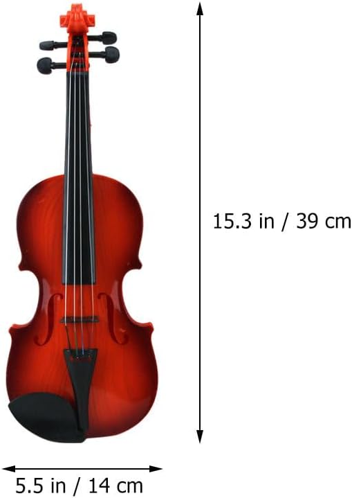 VICASKY Simulated Violin Beginner Develop Musical for Fake Models Acoustic Plaything Educational Toddler Plastic Puzzle
