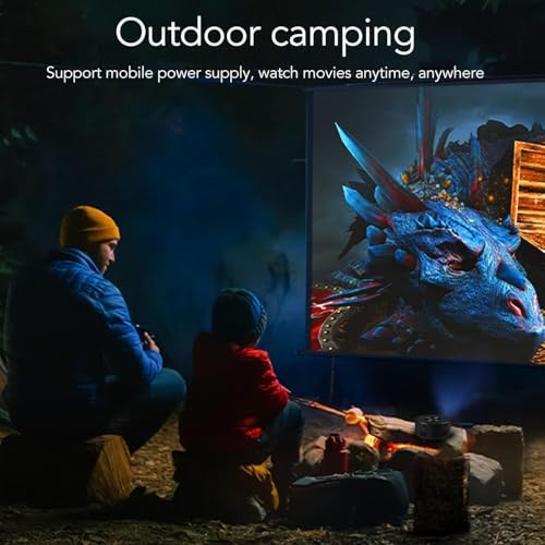Image of BIGASUO Mini Video Projector, Portable Led Projector with Phone Same Screen for Smartphone Tablets, Home Theater Movie Projector for Kids Child Gift (BGP41)