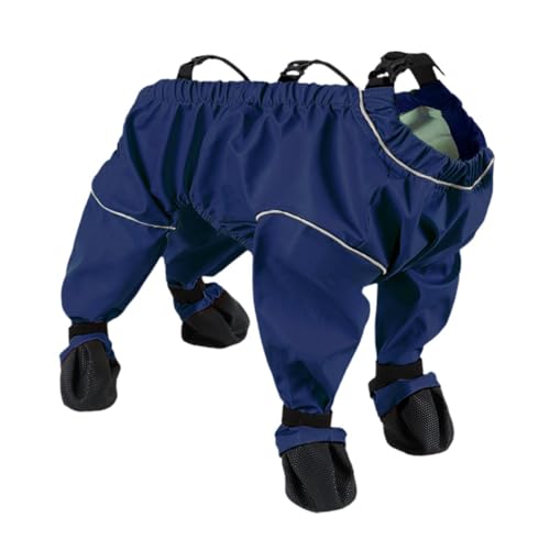 Fenteer Botas Suspensórias para Cachorro Botas de Chuva para Cachorro Protetores de Pata Impermeávei