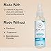 The Honest Company Plant-Based Hand Sanitizer Spray | Kills 99.9% of Germs | Hypoallergenic, Quick-drying + Moisturizing | Fragrance Free, 2 fl oz