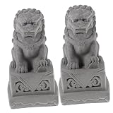 Ornement de en pierre : matériau de ciment fiable et stable, robuste et haute dureté, sûr et confortable au toucher.