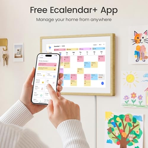 Image of Dragon Touch 10.1 inch Digital Calendar Chore Chart - Digital Picture Frame, Smart Family Planner, Hearth Display Desk Digital Calendar Best Gift for Women, Mom,Christmas, Wedding