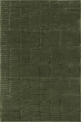 Tapete nuLOOM Kailani Verde 200x274 cm geométrico miniatura 3