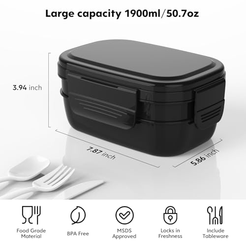 HOMETALL 3-Layer Bento Box