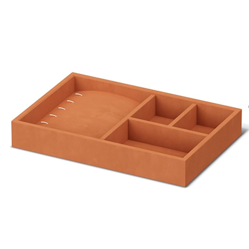 Plateau de rangement pour bijoux – Inserts de rangement empilables pour colliers, boucles d'oreilles et bagues – Boîte de rangement pour bijoux