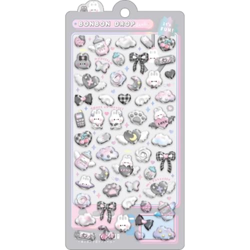 Amazon | クーリア シール ボンボンドロップシール しろくろボンボン
