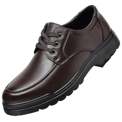 Men's Fashion Classic Dress Shoes Comfortable Fashion Walking Formal Work Summer Lace Up Leather Casual Shoes