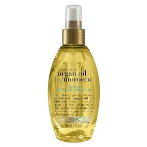 OGX Renewing + Argan Oil of Morocco Weightless Healing Dry Oil Spray, Lightweight Hair Oil Mist for Split Ends, Frizzy Hair and Flyaways, Paraben-Free, Sulfated-Surfactants Free, 4 Fl Oz