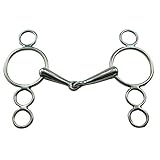 Coronet Continental 16mm 3 Ring Gag Bit, 5 1/2-Inch