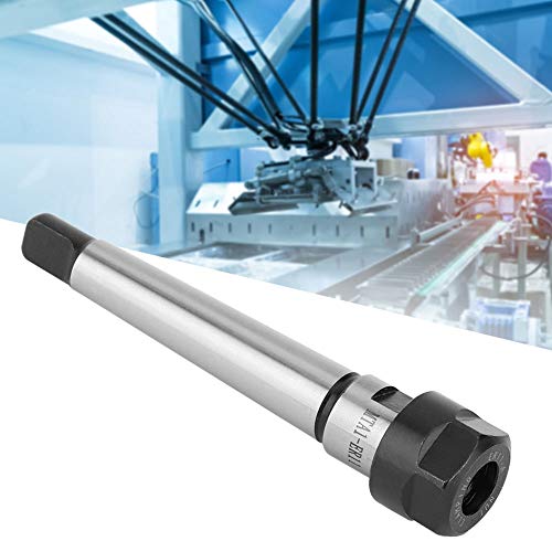 ER11 Collet Chuck Holder with Morse Taper Shank 0.0005 InchCarbon Steel Construction Straight Long Shank DIN6499B Standard Rugged (MTA1-ER11) - Image 4