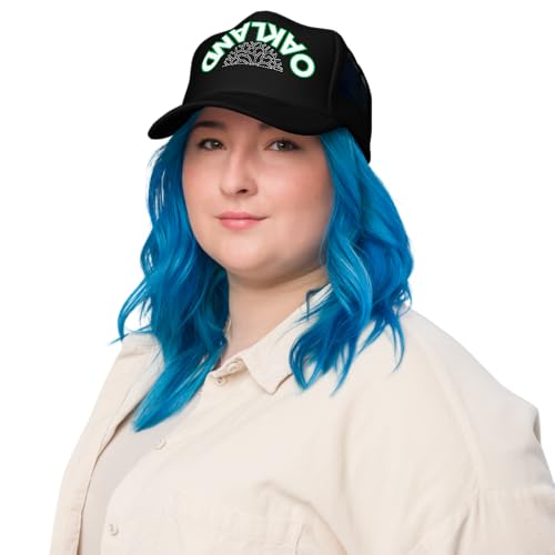 Oakland Upside Down Trucker Hat Verde miniatura 4