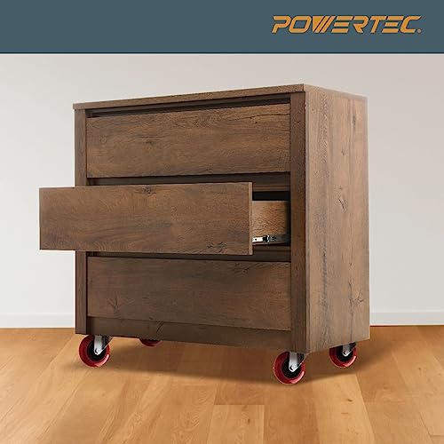 Powertec 17206 3 Inch Swivel Caster Wheels Set Of 4 thumb #6