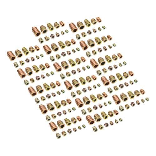 ULTECHNOVO 460pcs Nuts for Wood Furniture Socket Inserts with Excellent Stability and Tensile Resistance Easy Installation for Applications