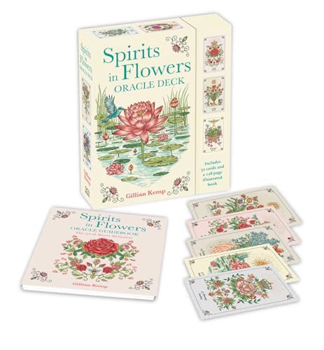 Image of Spirits in Flowers Oracle Deck: Includes 52 Cards and a 128-page Illustrated Book