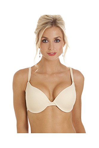 Camille Womens Beige Underwired Moulded Cup Multiway Bra 38DD