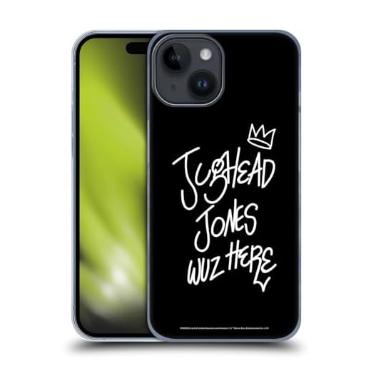 Head Case Designs Licenciado Oficialmente Riverdale Jughead Wuz Aquí Arte Gráfico Carcasa rígida Compatible con Apple iPhone 15