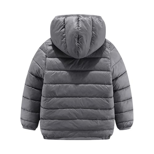 Girls Puffer Jackets Winter Warm Water-Resistant Down Coats Boys Kids Long Sleeve Solid Zip Up Padded Hooded Outwear2