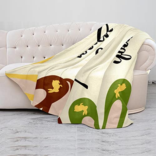 Couverture polaire super douce Welcome to Home jeté de canapé luxe