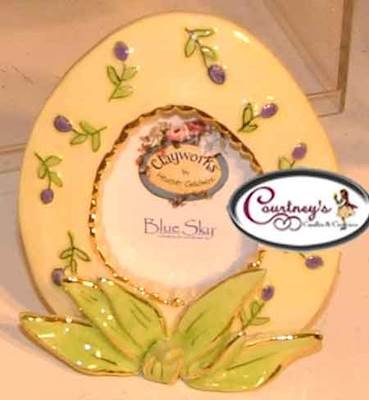 Heather Goldminc Yellow Easter Frame/Place Card - Clayworks