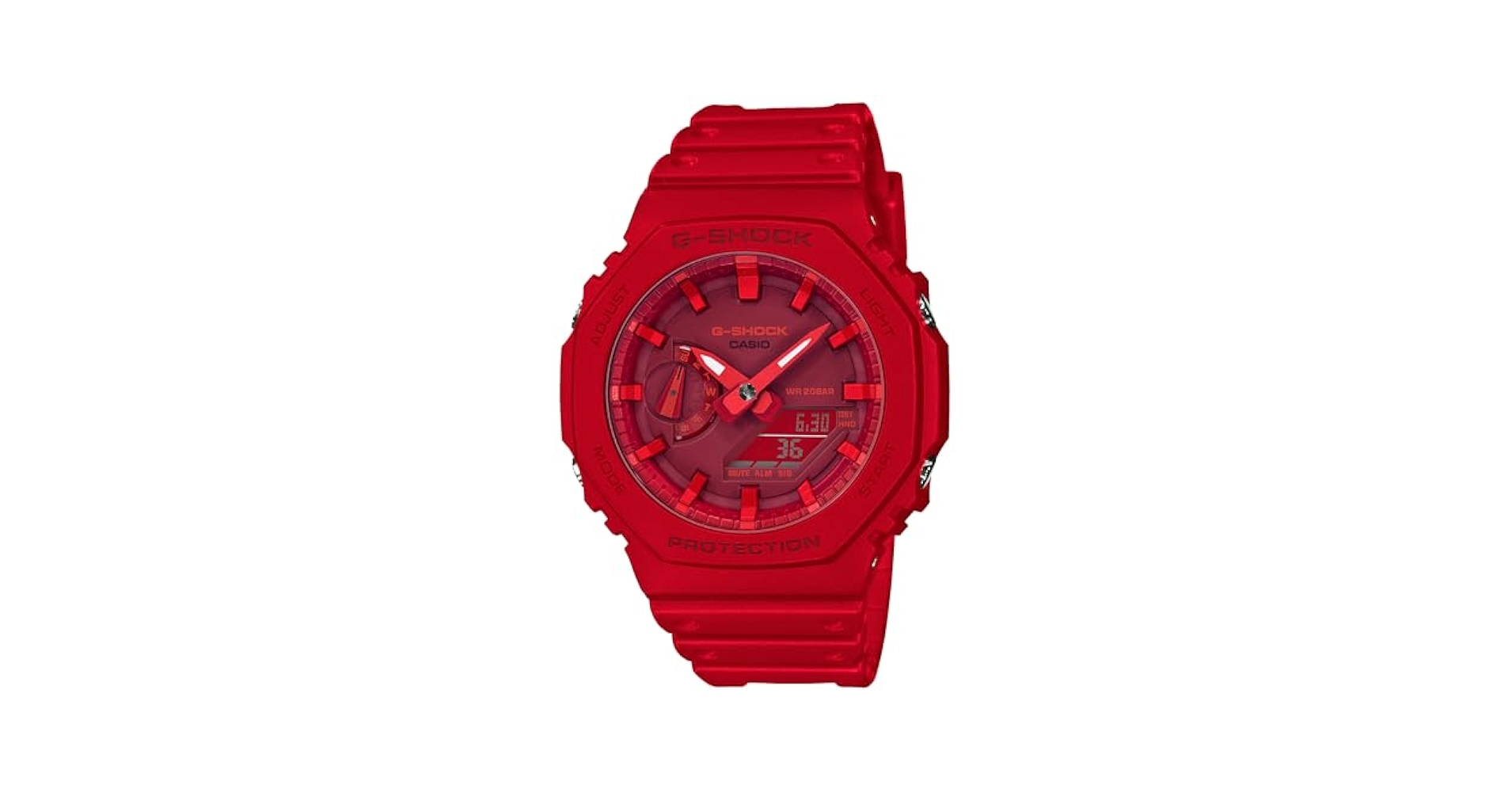 G-SHOCK カシオーク GA-2100-4AJF Amazon.com: G-Shock GA-2100-4A Red One Size : Clothing