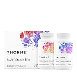 THORNE - Multi-Vitamin Elite - Daily Nutritional Supplement - AM Formula Supports Cellular Energy Production &PM Formula Supports Restful Sleep* - Gluten-Free, Dairy-Free - 180 Capsules - 30 Servings