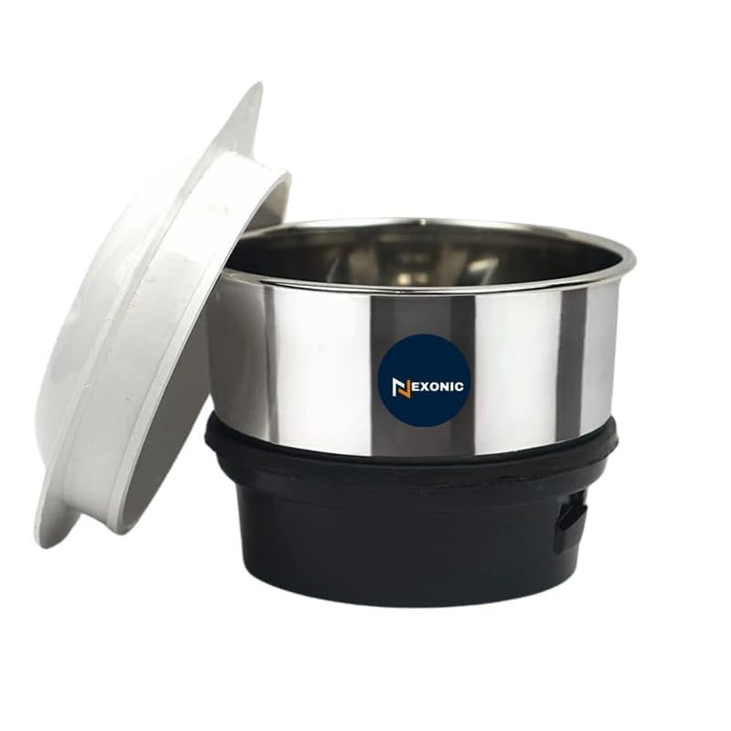 180 ml Mixer Grinder Chutney Jar with 2 Lock & 4 Teeth Coupler | Stainless Steel Mini Jar Compatible with Bajaj, Preethi, Prestige, Sumeet, Crompton, Lifelong & More-image-15