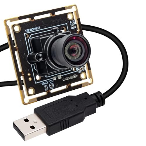SVPRO 5MP USB Camera Module,1944P 30FPS, 1/2.8” CMOS IMX335 Sensor Low Light Lightburm Camera for Laser Engraver, UVC Plug and Play Webcam Board for PC/Mac Raspberry Pi