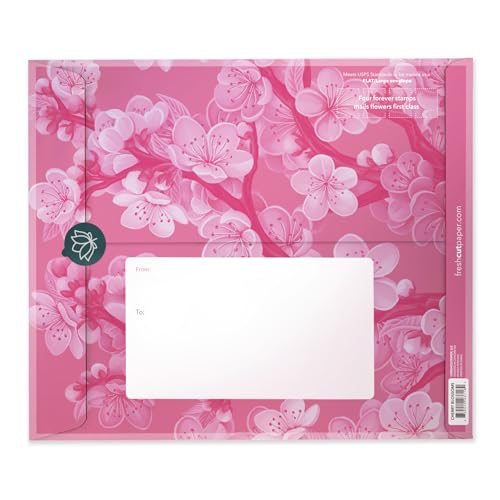 Freshcut Paper Pop Up Cards, 12 inch Life Sized Forever Flower Bouquet 3D Popup Greeting Cards with Note Card and Envelope - Cherry Blossoms