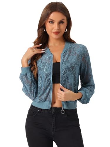 Veste courte légère en dentelle pour vos soirées de printemps et été