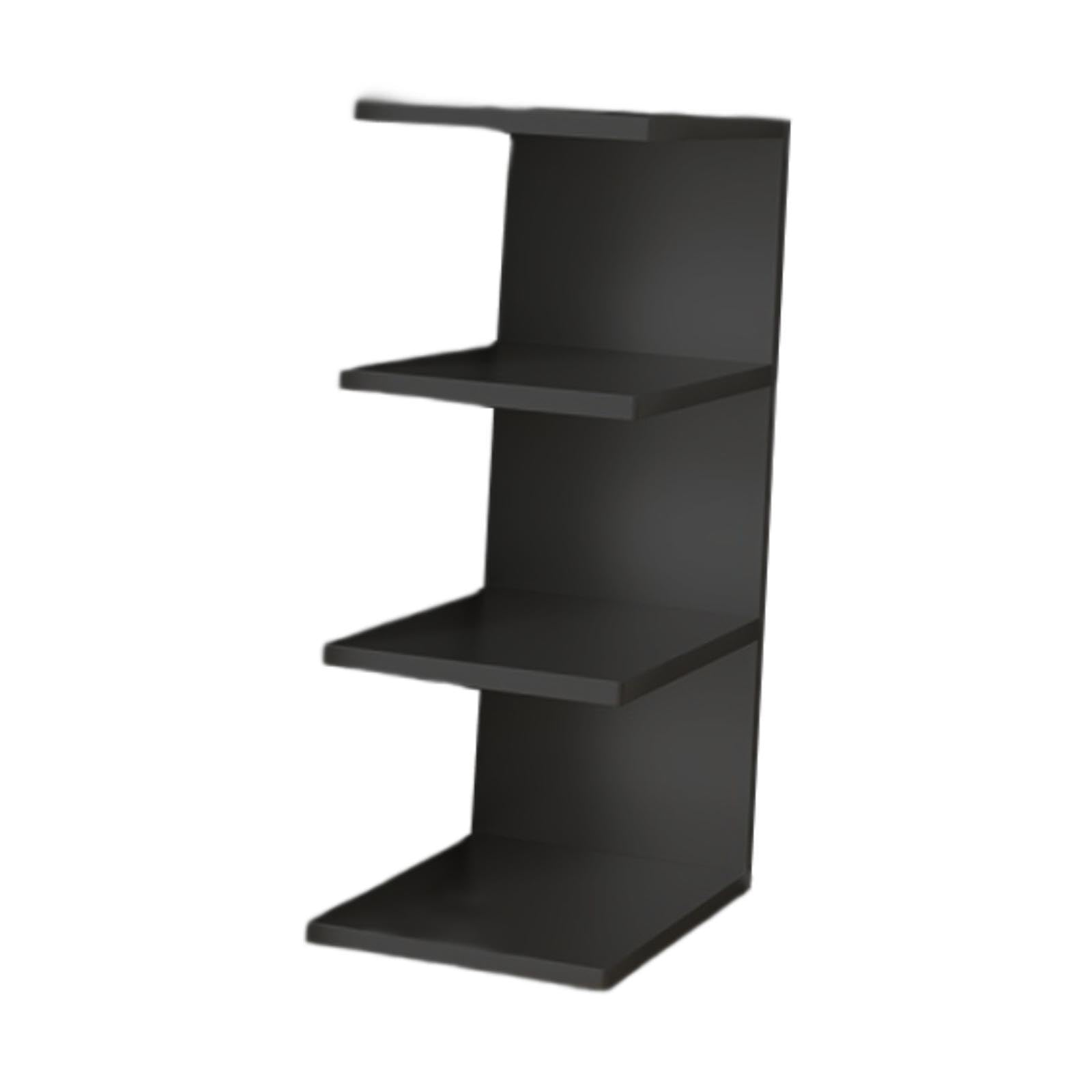 Organizador de Escritorio Estante de Libros de 3 Niveles Estructura Resistente Adecuado para Oficina Y Uso Doméstico, Negro