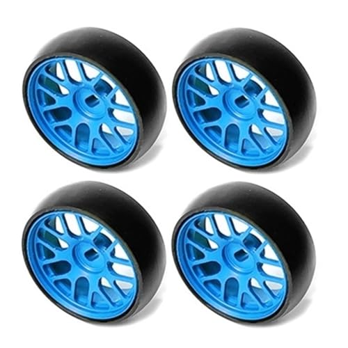 RC�ԗ��p�[�c For Wltoys 284131 K969 K979 K989 For Kyosho For Mini-Z 1/28 RC �J�[�p�[�c 26.5mm �n�[�h�h���t�g ���^���z�C�[�������^�C�� �J�[�A�b�v�O���[�h�p�[�c(Blue)