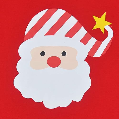 HYCLES Christmas Pajamas for Kids Girls Holiday Long Sleeve Sleepwear Santa Cotton Pajamas Sets for 2-12T Boys/Toddler Pjs4