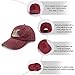 Egg Hunting Squad Crew Family Happy Easter Hat for Mens Fashion Washed Wine Red
