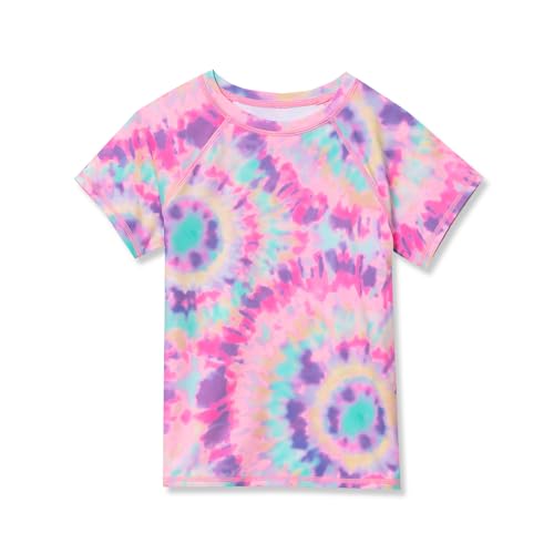 Image of Lands' End Girls Graphic Mock Neck UPF 50 Sun Protection Rash Guard