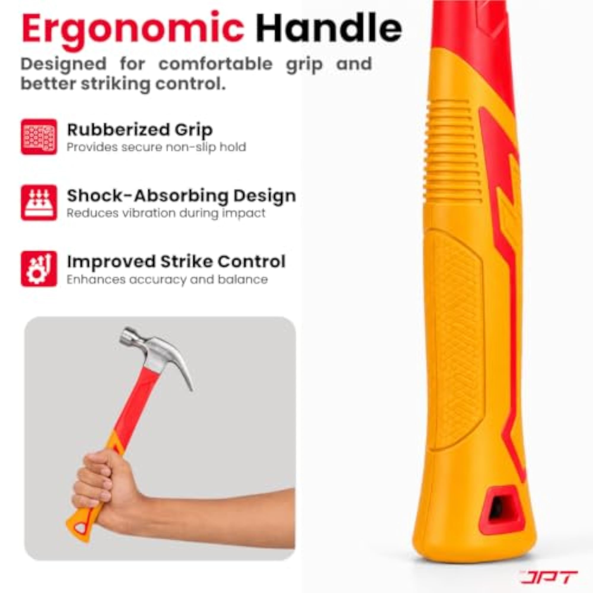 450g Claw Hammer with Fiberglass Handle