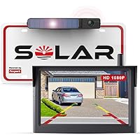 Solar Wireless 1080P Backup Camera System w/ 5" Monitor only