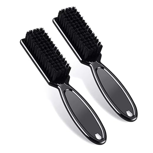 NIANOPKM 2ST Reinigungsbürste,Klingen-Reinigungsbürste, Nylonbürste Nagelbürste,Trimmer,Friseur-Reinigungsbürste,Haarschneidemaschinen Werkzeug