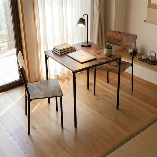 【最終！！値下げ価格】北欧 ダイニングテーブル 2人用 3点セット 幅80 2人用 幅80cm ダイニングテーブルセット 3点 北欧 ナチュラル シンプル