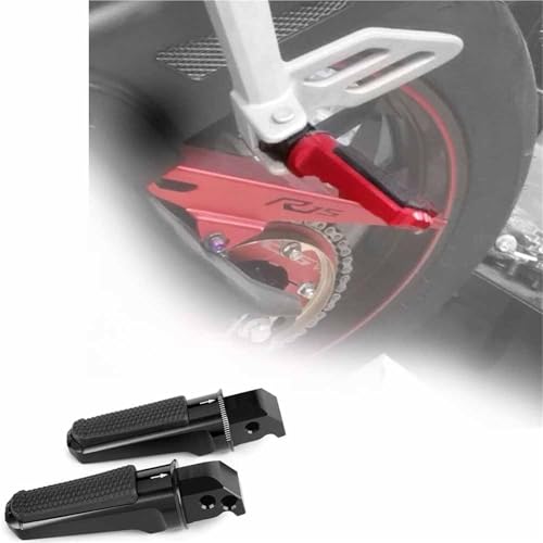 Motorrad Fußstütze Fußrasten Hinten Für H-ONDA CBR1000RR Für FIREBLADE 2004–2007 2008 2009 2010 2011 2012 2013 Und Pedale(Nero)