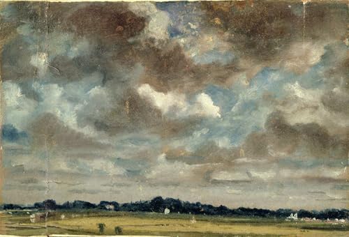 Impression sur toile John Constable paysage étendu texture premium 60x90cm
