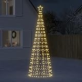 KOIECETA Beleuchtet Christbaum Tannenbaum mit 8 Beleuchtungsmodi Weihnachtsbeleuchtung...