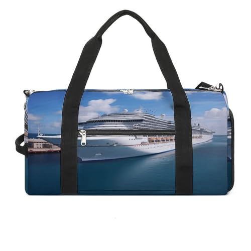 Gym Bag,Cruise Ships Gym Duffle Bag,sports Gym Bag,small Fitness Workout Sports Duffle Bag,gym Bag for Women And Men, style