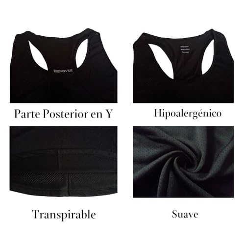 Chaleco deportivo hombre de alta resistencia para culturismo frueo pack 3 camisetas 6